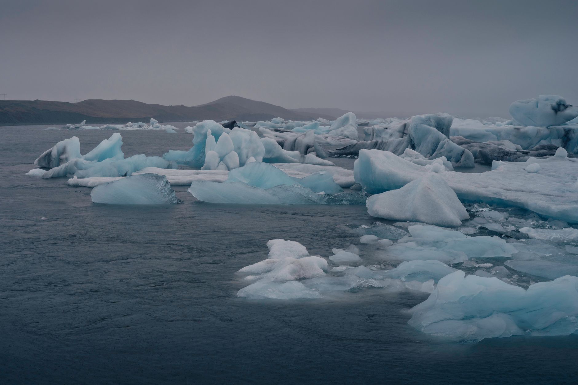 majestic icebergs in the icelandic waters