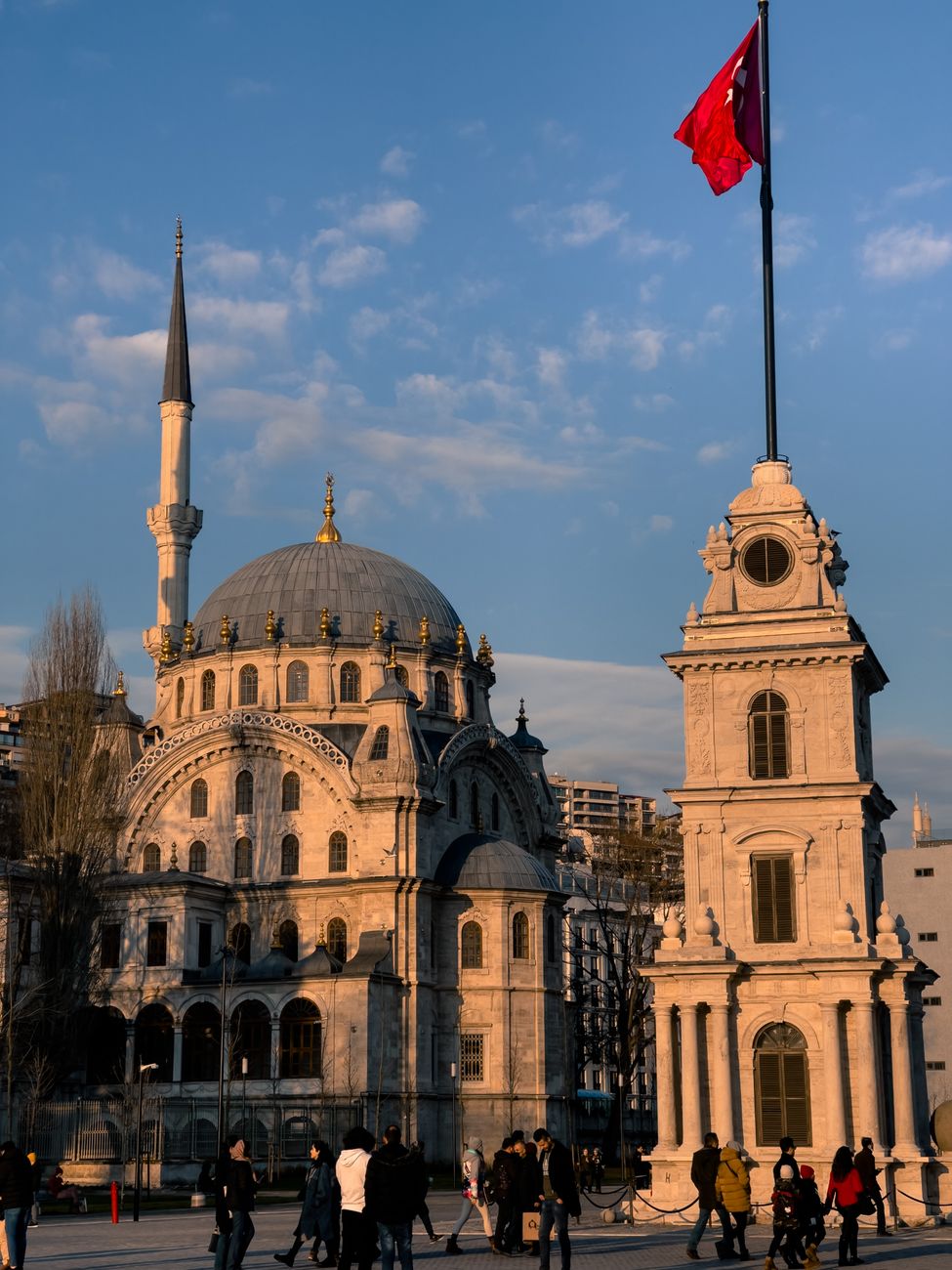 mosque and tower in istanbul