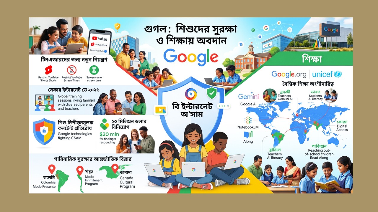 গুগলের শিশু শিক্ষা কার্যক্রম